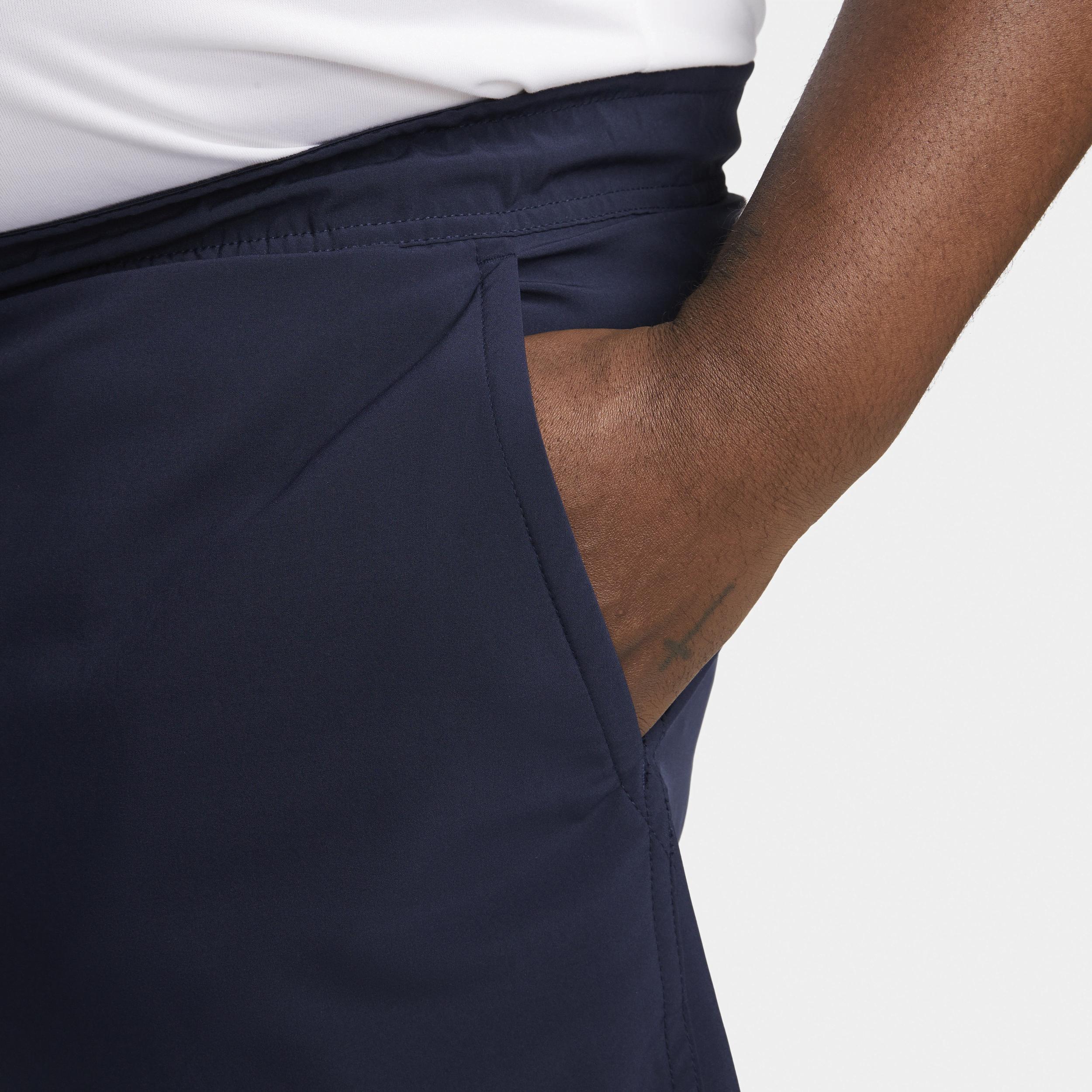 Nike Training Dri-FIT Unlimited ultra-light woven 7inch shorts in navy Product Image