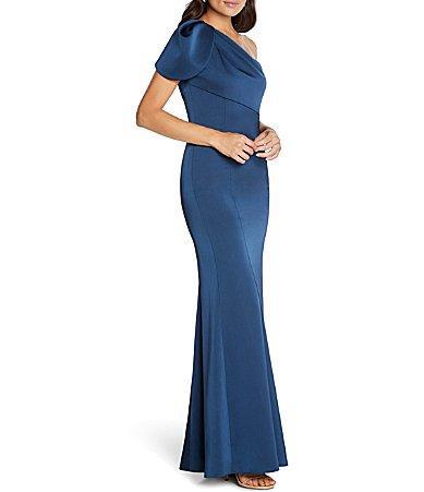 Womens One-Shoulder Mermaid Gown Product Image