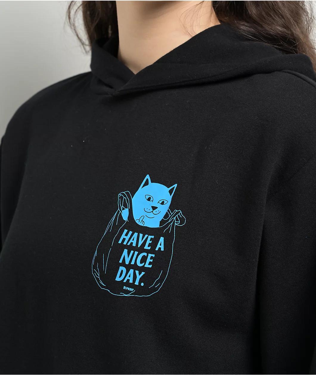 RIPNDIP In My Bag Black Hoodie Product Image