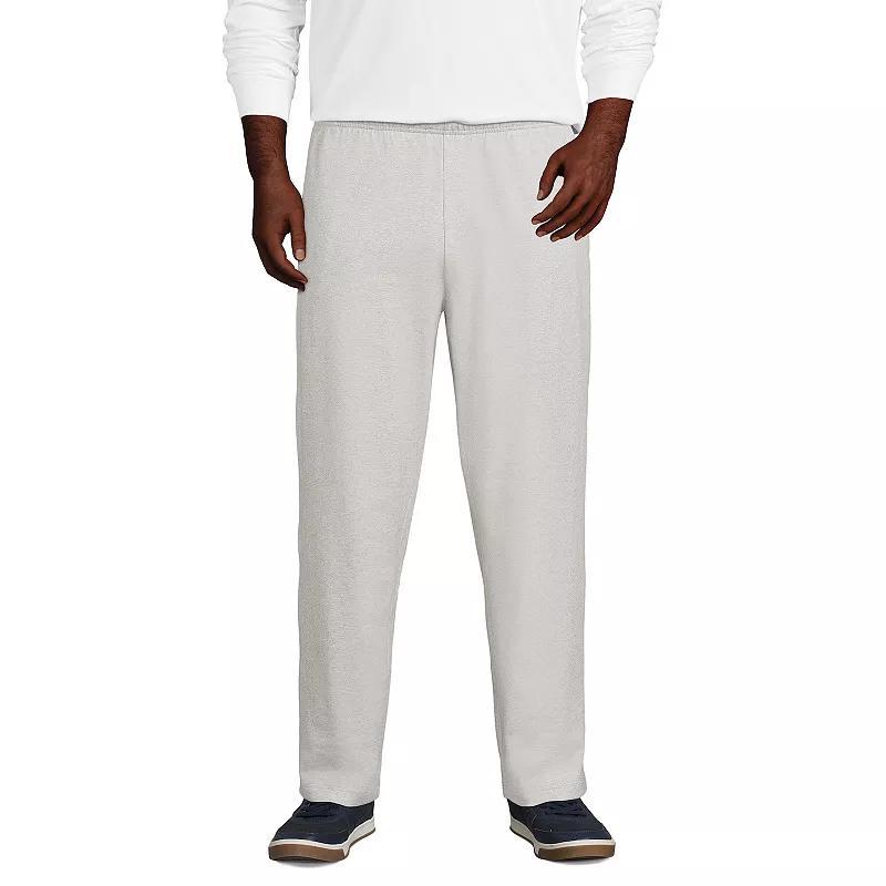 Big & Tall Lands End Jersey Knit Sweatpants, Mens Product Image