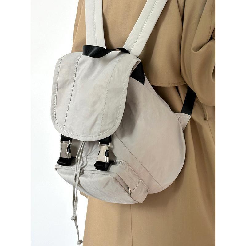 Nylon Plain Backpack Product Image