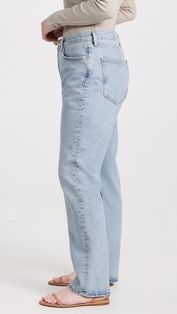 AGOLDE Lana Mid Rise Straight Jeans | Shopbop Product Image