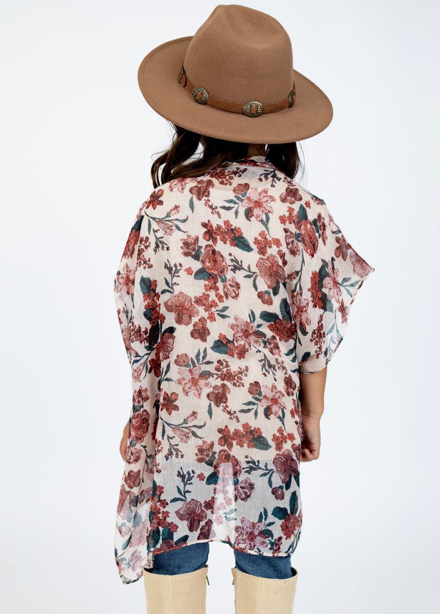 Avalon Duster in Fall Floral Girls Product Image