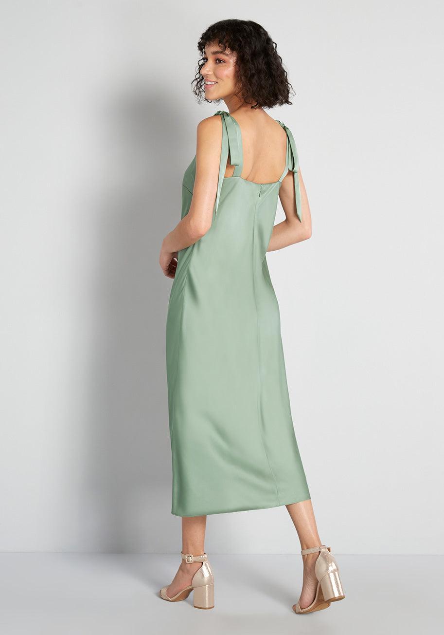 ModCloth x Hutch Tie-Shoulder Midi Dress Product Image