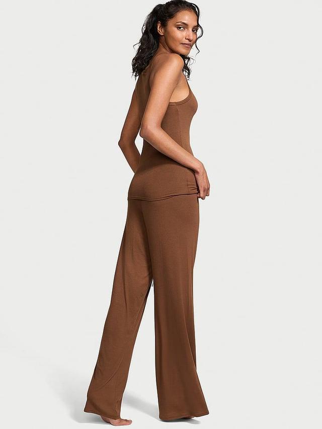 Ribbed Modal Cami & Pants Set Product Image