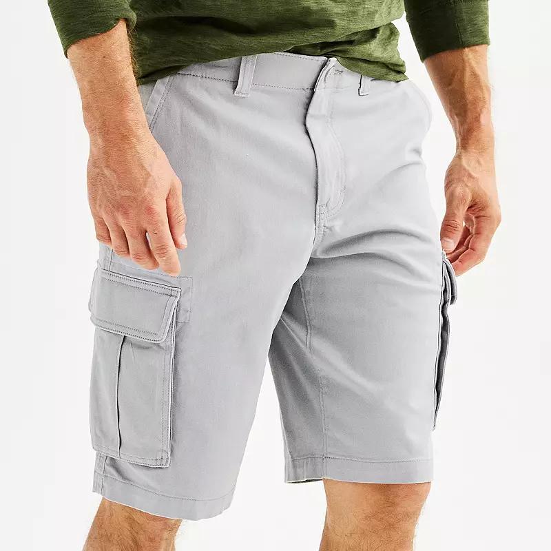 Mens Sonoma Goods For Life 12 Flexwear Everyday Cargo Shorts Black Copy Product Image