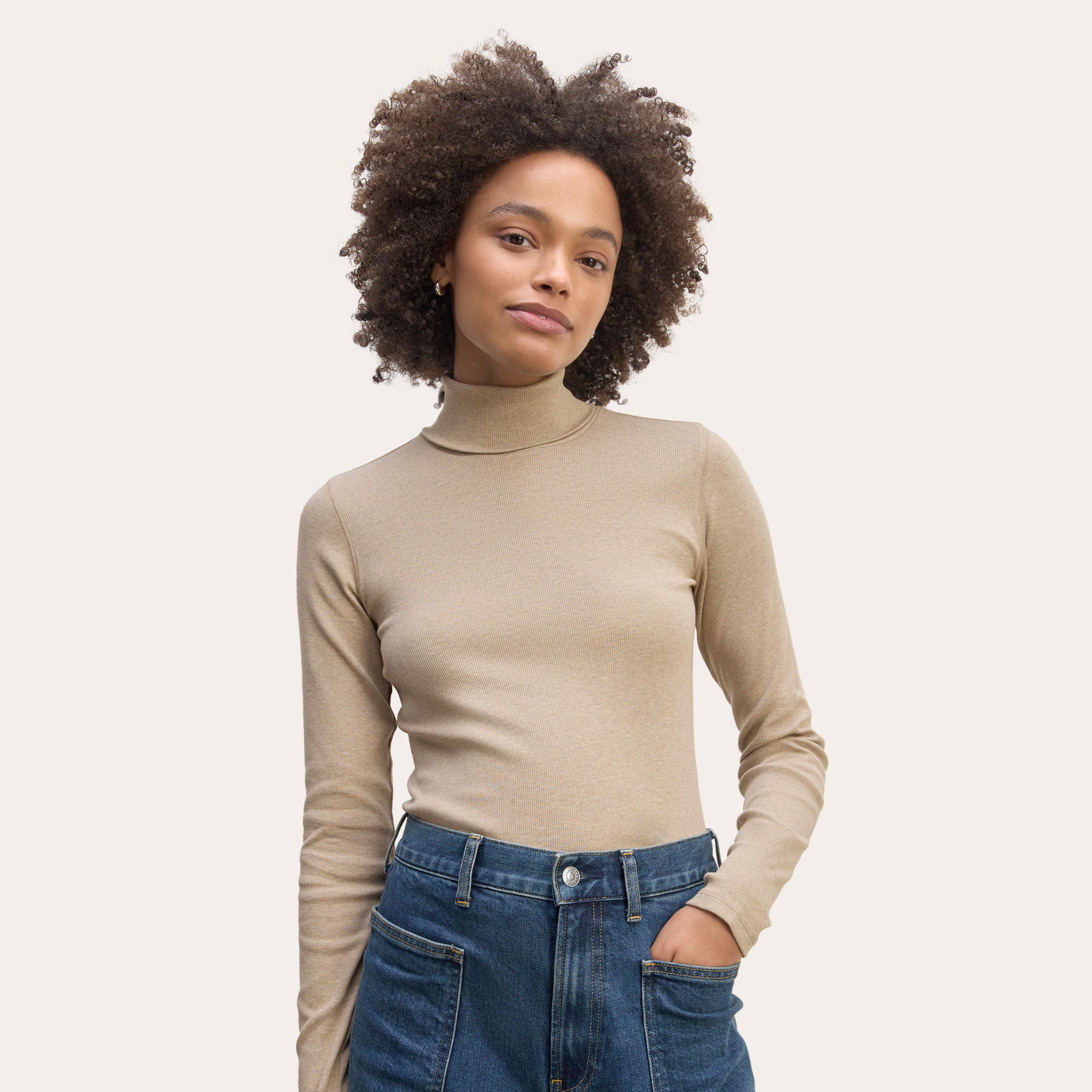 The Luxe Rib Turtleneck Product Image