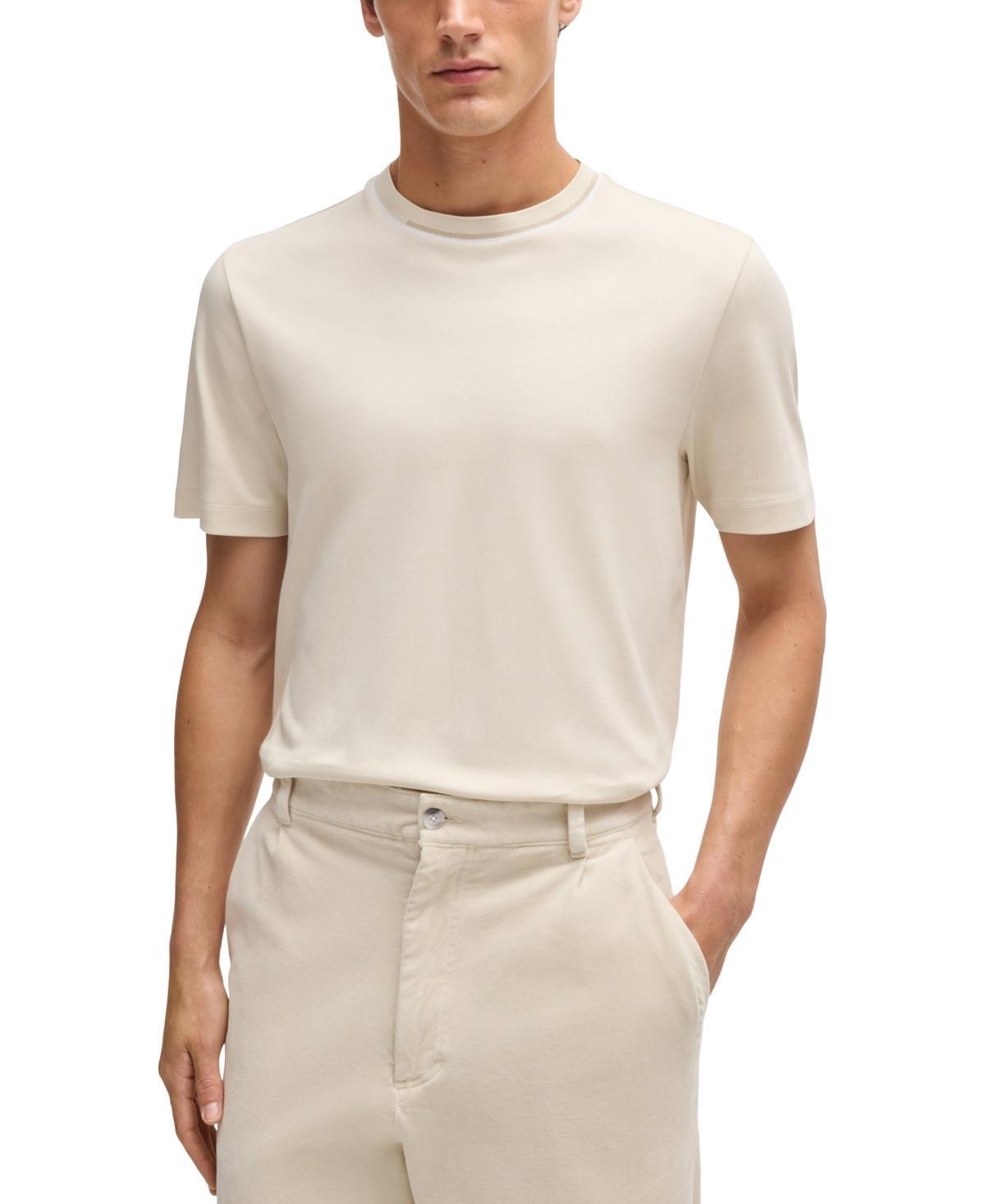 Boss by Hugo Boss Mens Color-Block Collar T-Shirt Product Image