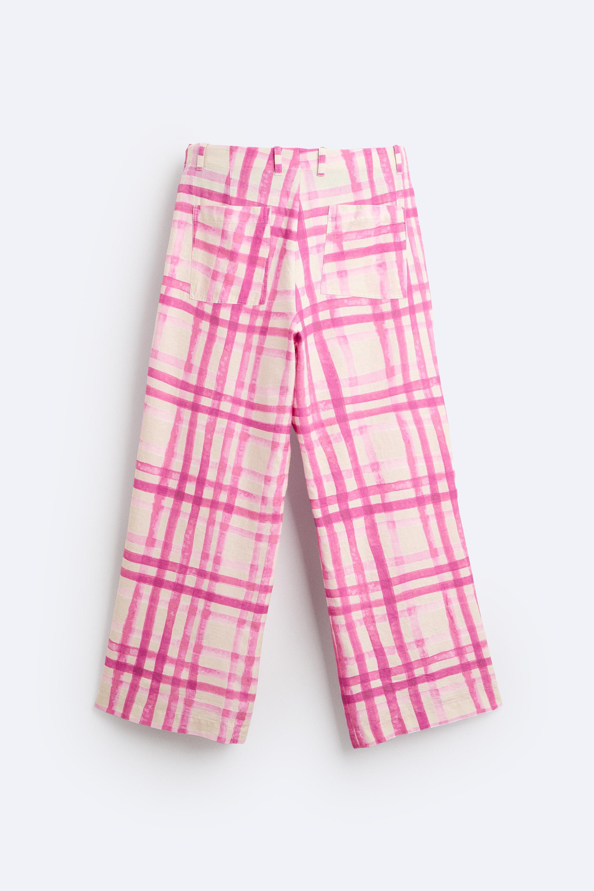 PLAID PRINT PANTS LIMITED EDITION Product Image