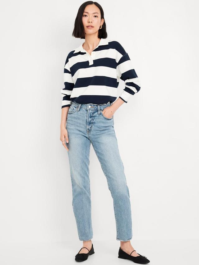 High-Waisted OG Straight Ankle Jeans Product Image