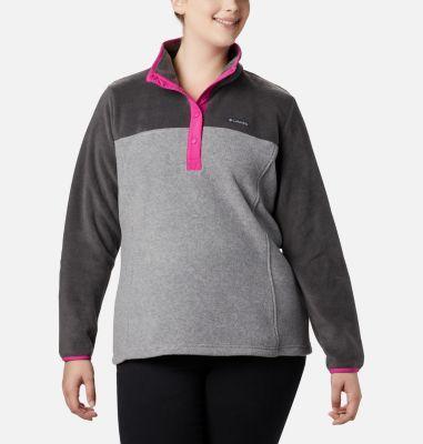 Columbia Women's Benton Springs Half Snap Fleece Pullover - Plus Size- Product Image