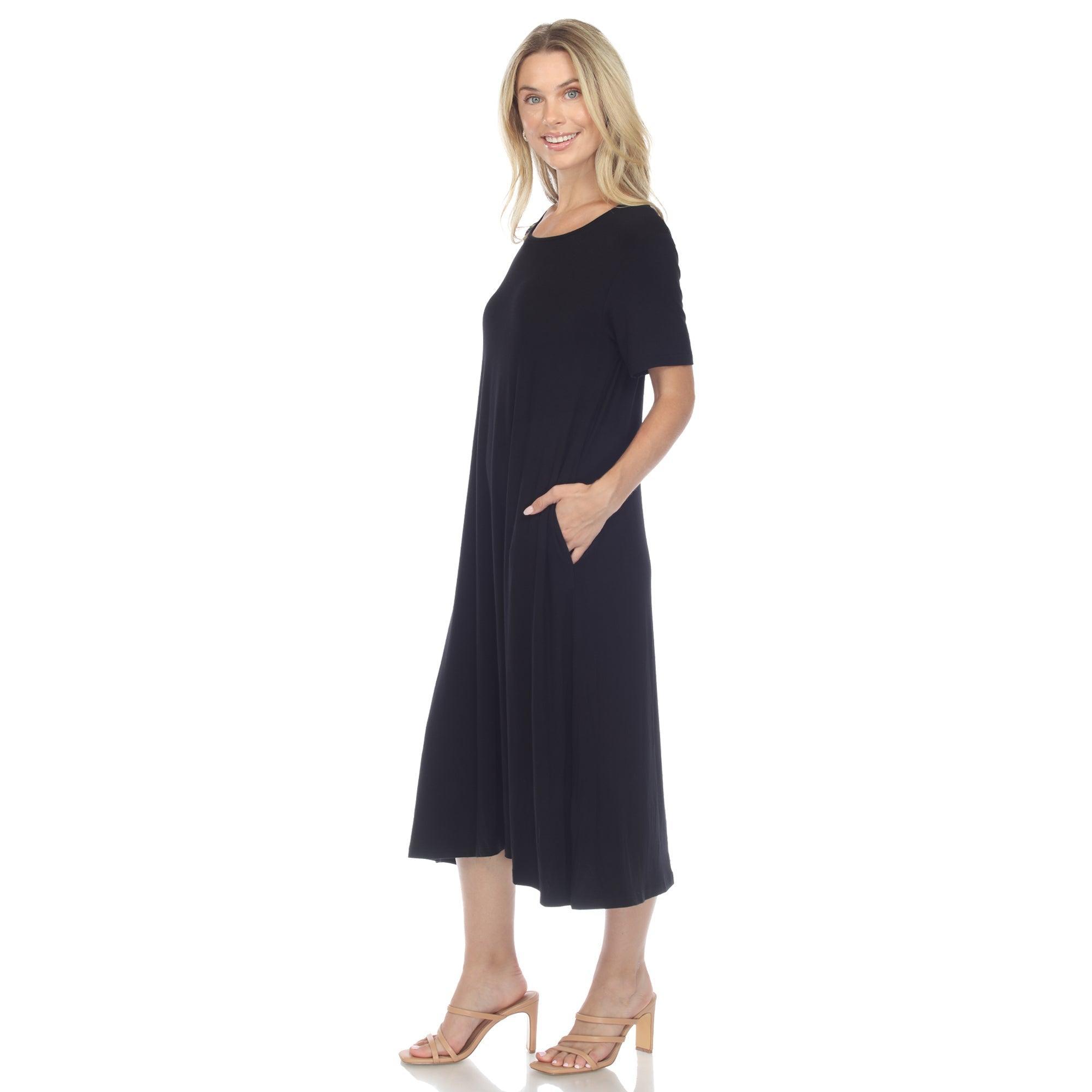 Short Sleeve Midi Dress Product Image