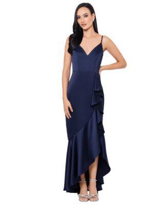 Women's Asymmetric-Hem Sleeveless Dress Product Image