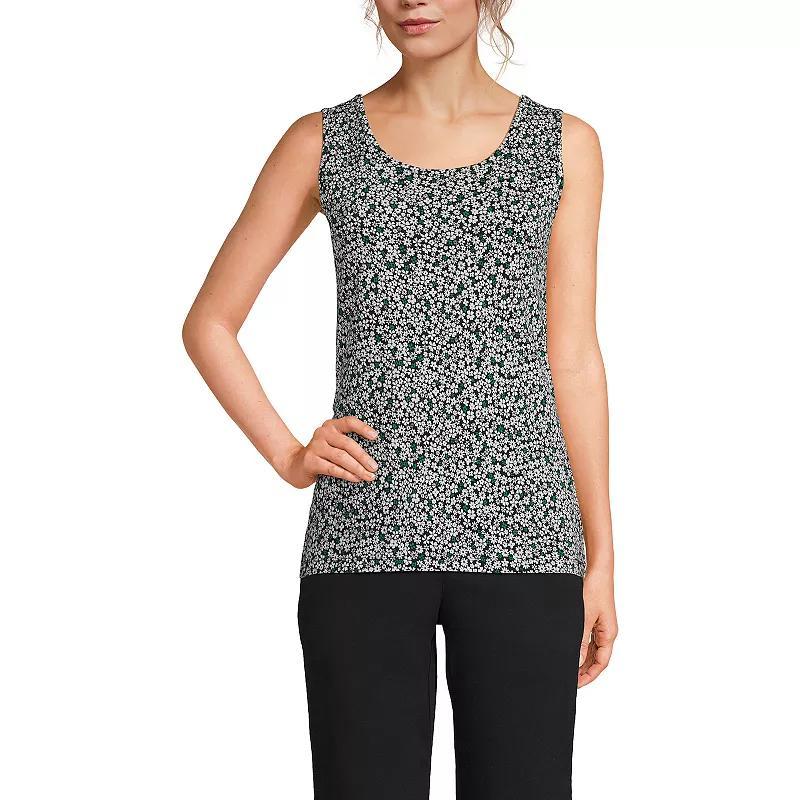 Womens Lands End Cotton Tank Top Product Image