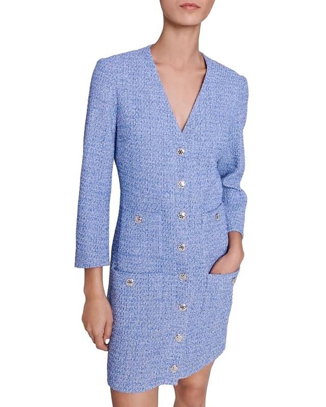 Maje Classic Tweed Mini Dress Product Image