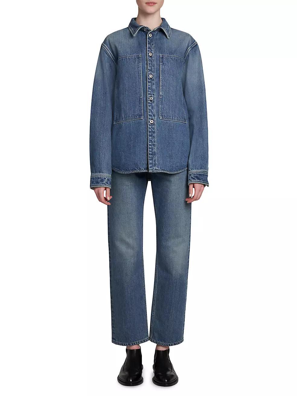 Relaxed Fit Denim Shirt Product Image