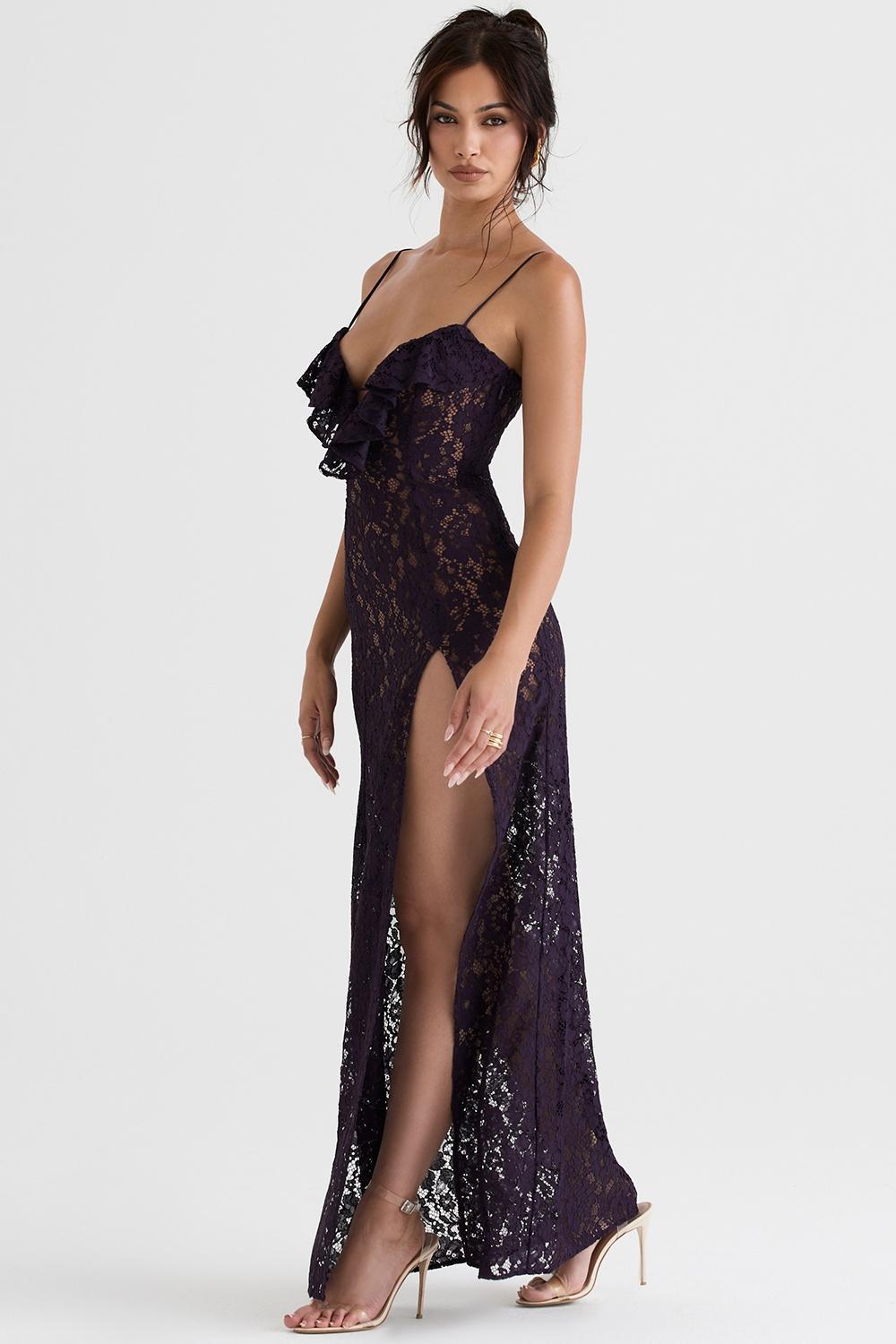 Malia Night Shade Lace Maxi Dress Product Image