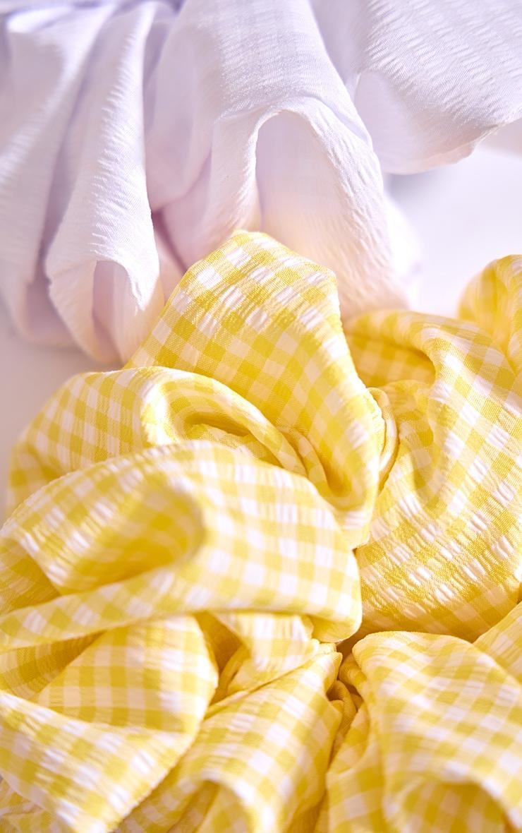 Multi Gingham 2 Pack Scrunchies Product Image