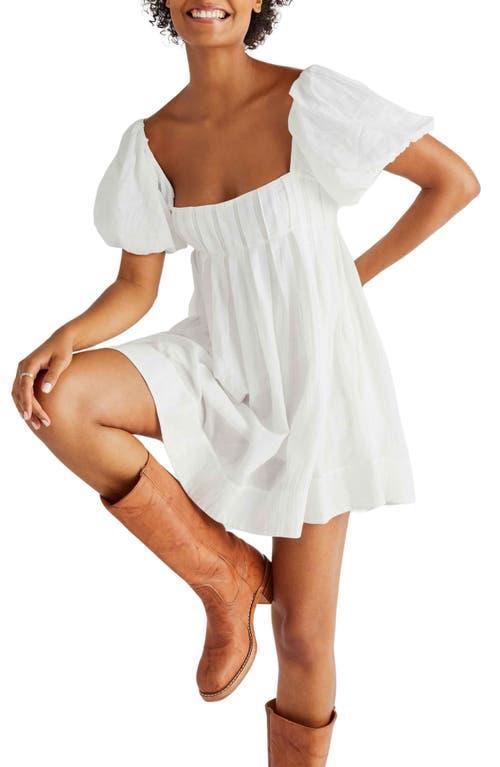 Free People free-est Marina Tie Back Cotton Crinkle Babydoll Dress Product Image