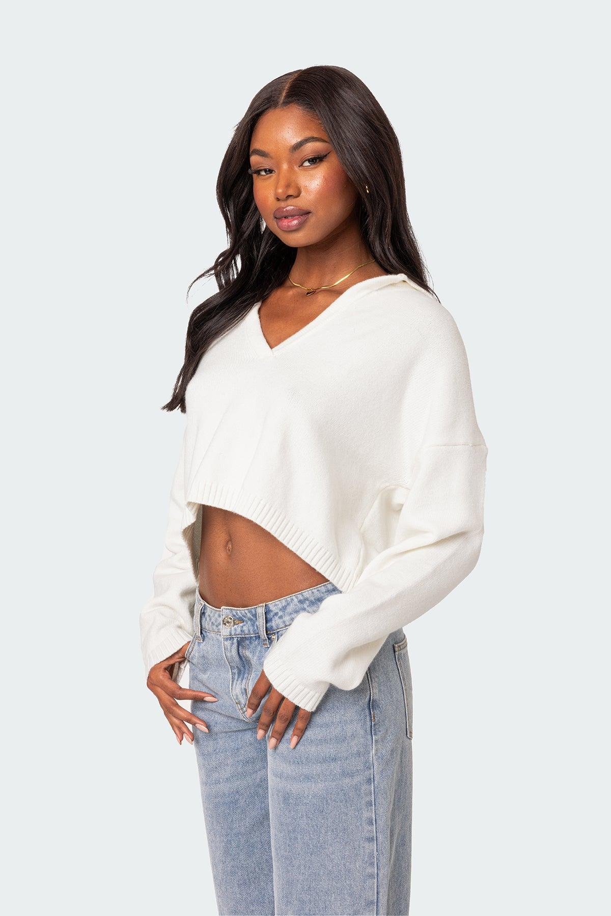 Marcie Oversize Cropped Sweater Product Image