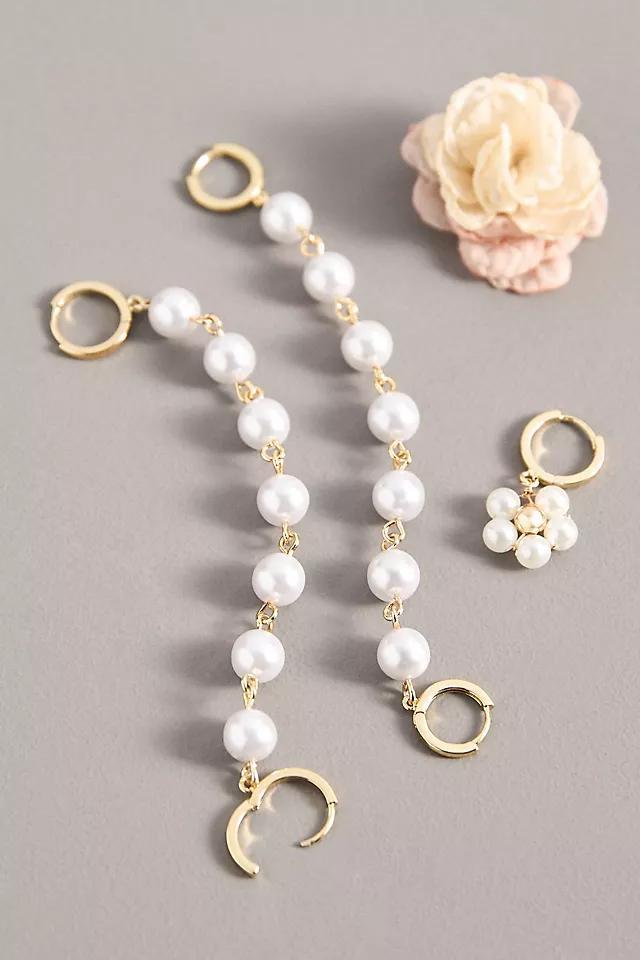 Pearl Flower Shoe Charm Set Product Image