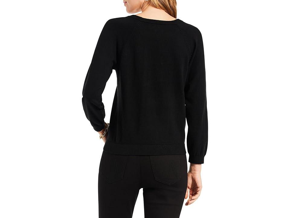 NIC+ZOE Here And There Sweater Onyx) Women's Sweater Product Image