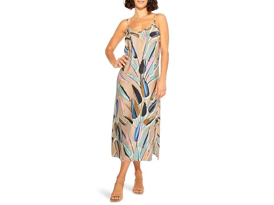 NIC+ZOE Banana Leaves Midi Slipdress Product Image