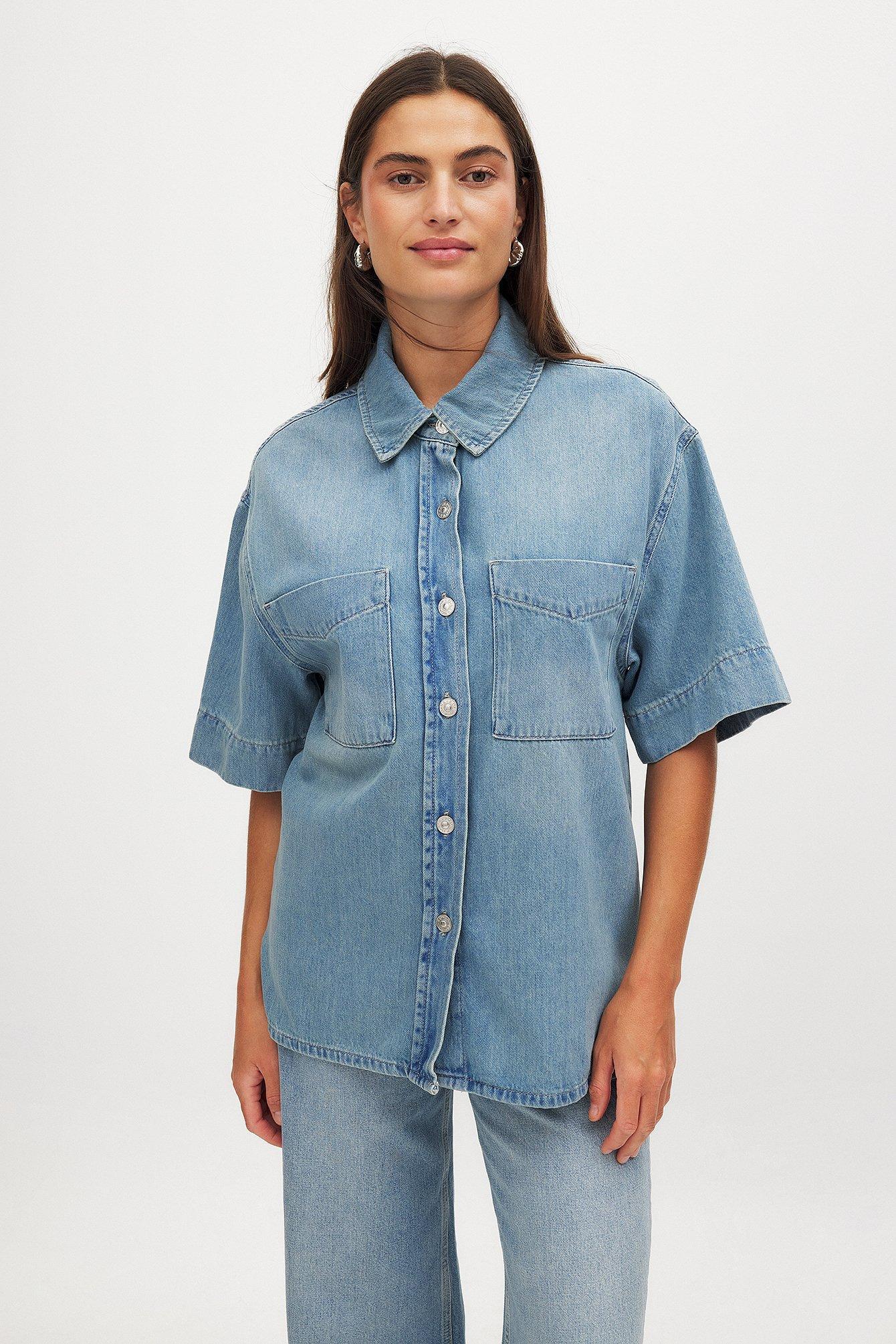 Short Sleeve Denim Shirt product image