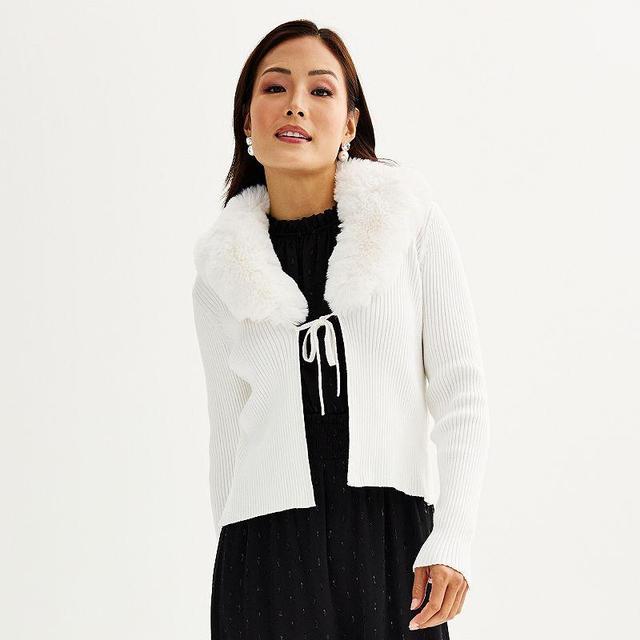 Womens Draper James Tie Front Cardigan Product Image