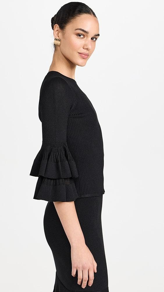 Zimmermann Story 1 Tiered Ruffle Top | Shopbop Product Image