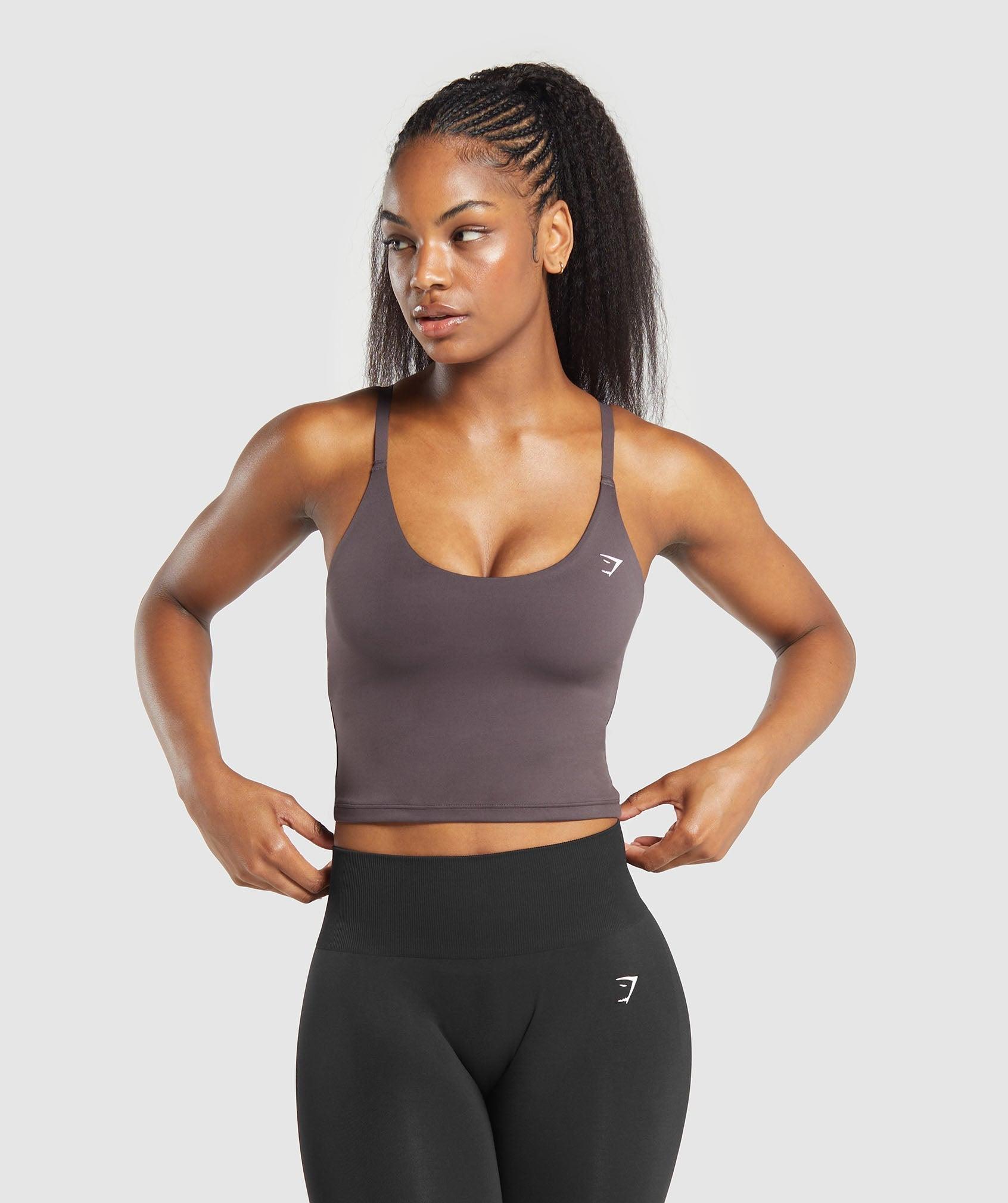 Gymshark Everyday Shelf Cami Tank - Greyed Purple Female product image