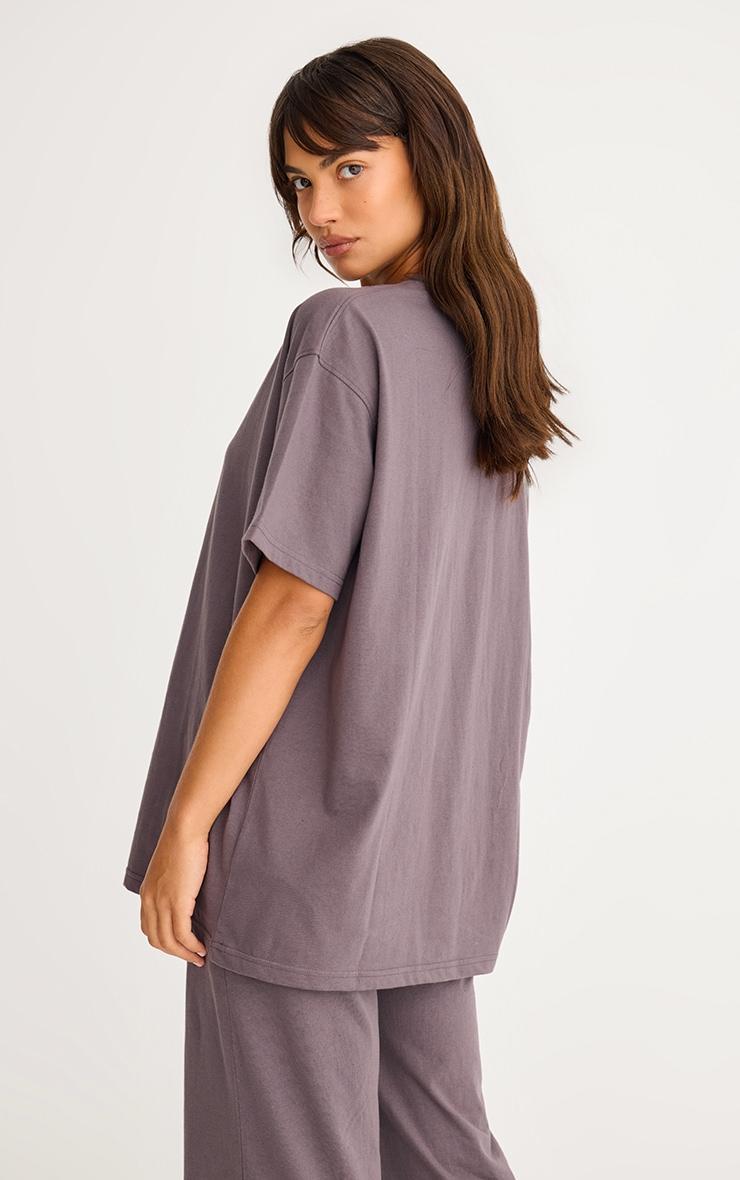 Charcoal Oversized T-shirt Product Image