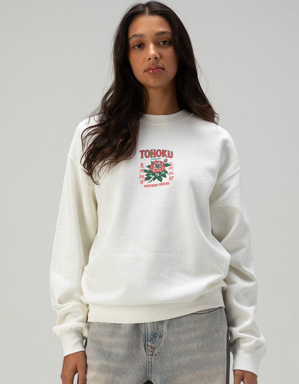 BDG Urban Outfitters Tohoku Rose Womens Crewneck Sweatshirt Product Image