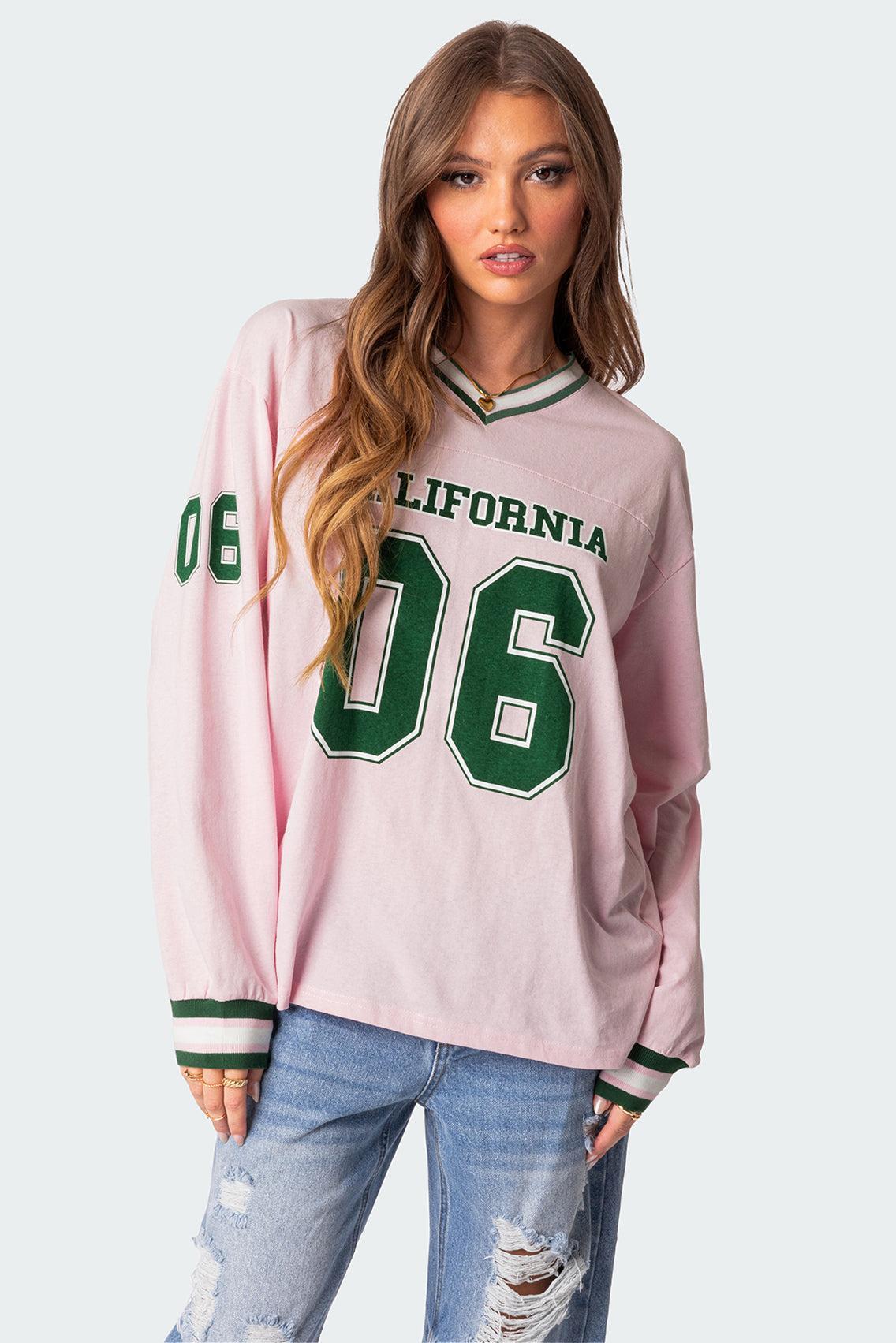 Cali Oversized Baseball T Shirt Product Image