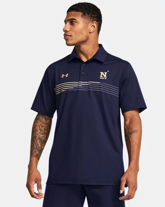 Men's UA Tee 2 Green Collegiate Stripe Polo Product Image