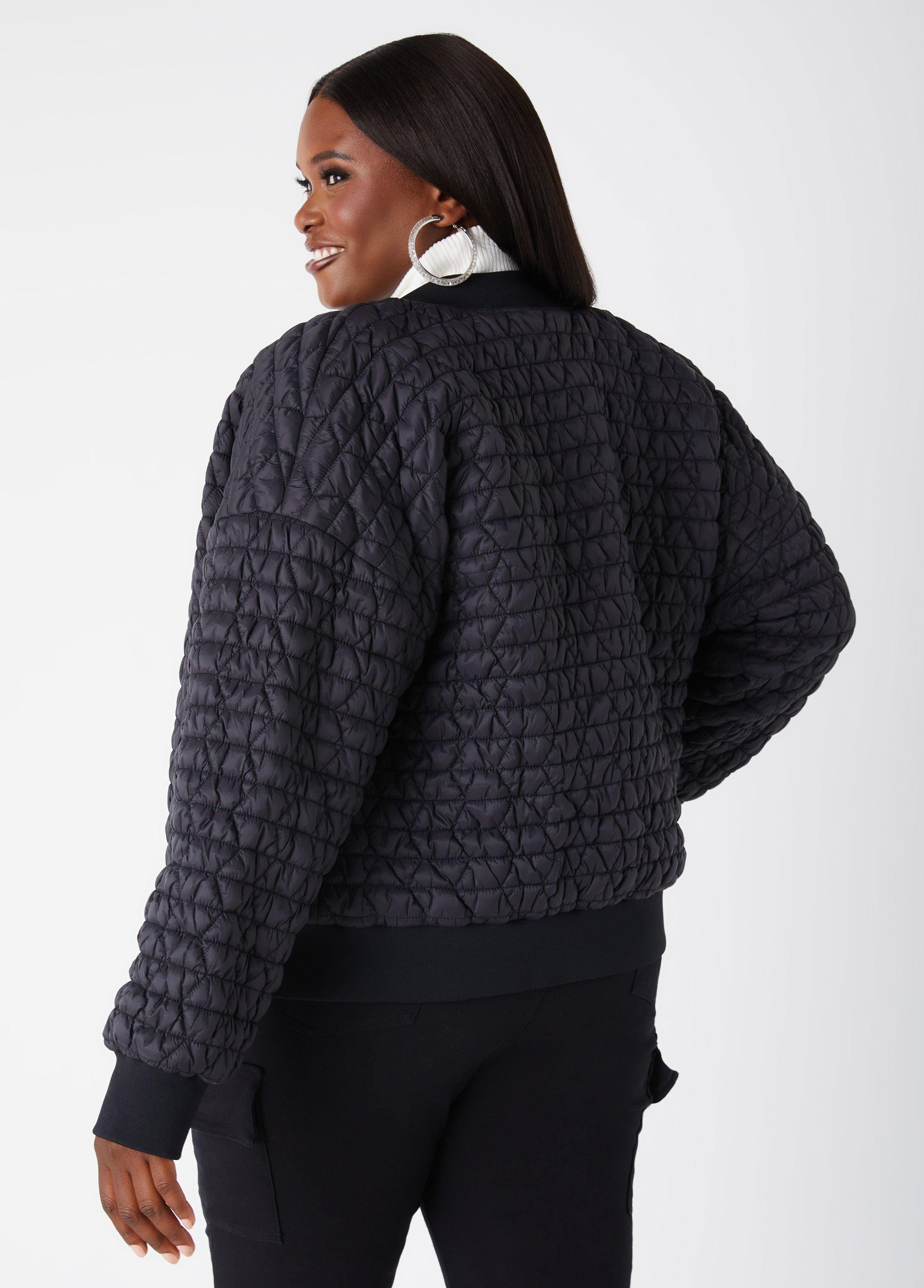 Quilted Bomber Jacket Product Image