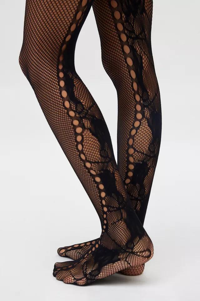 Cutout Lace Tights Product Image