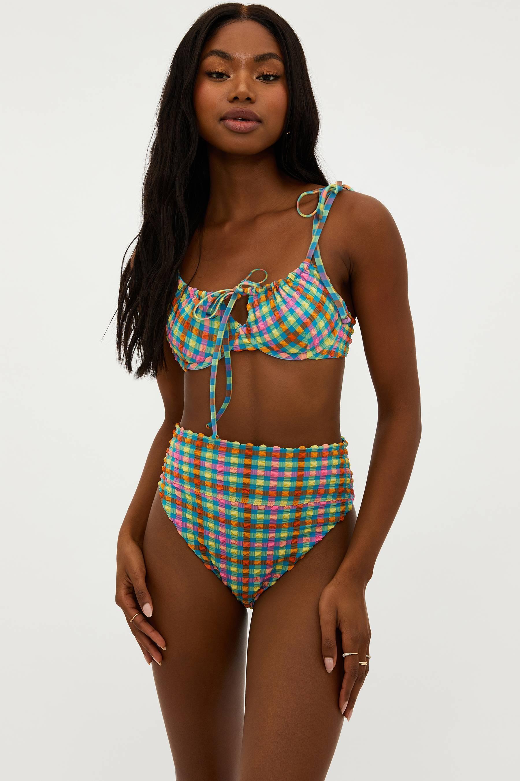 Caitlin Top Sunny Side Gingham Product Image