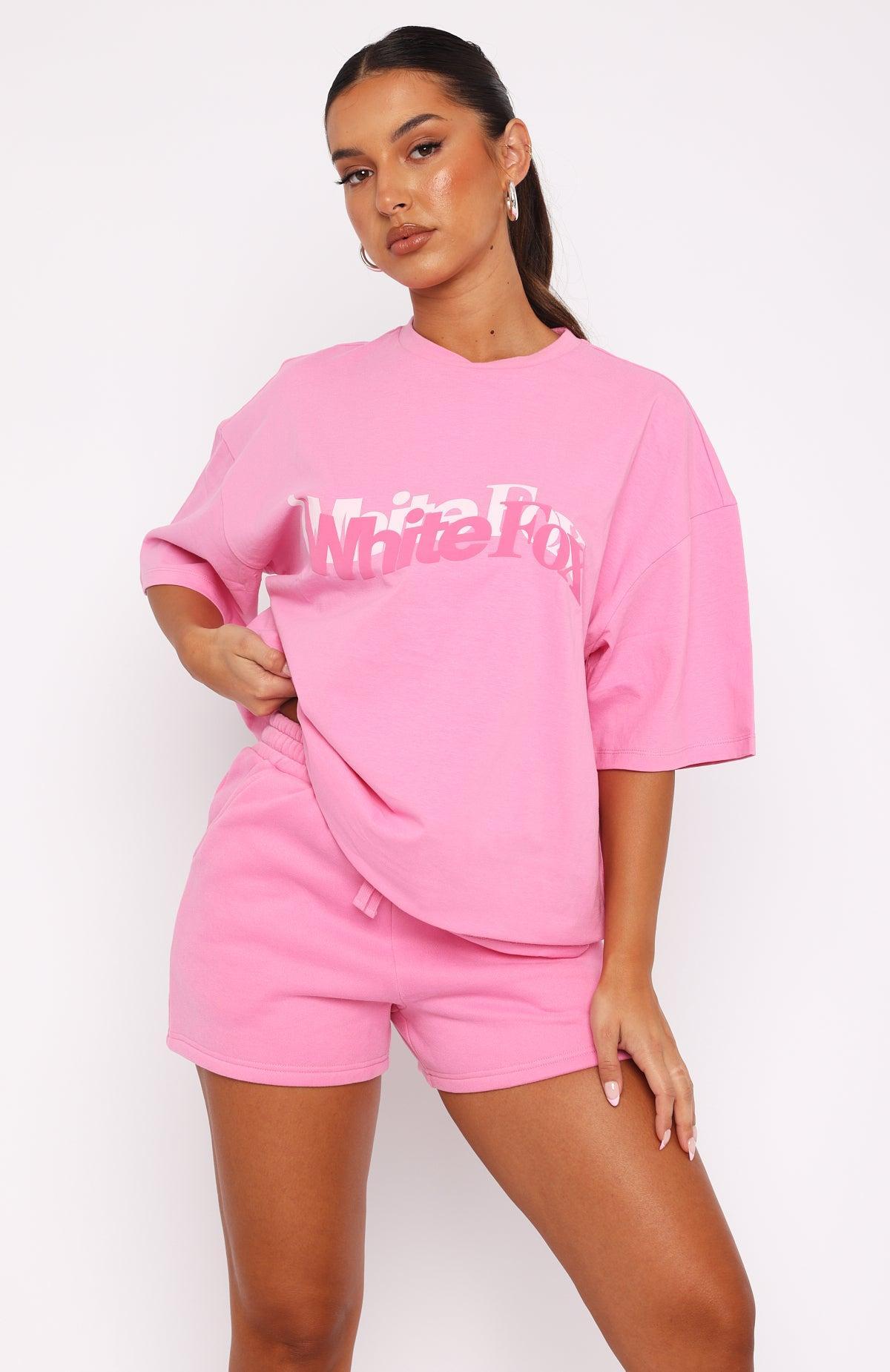 So Wavy Oversized Tee Pink Product Image