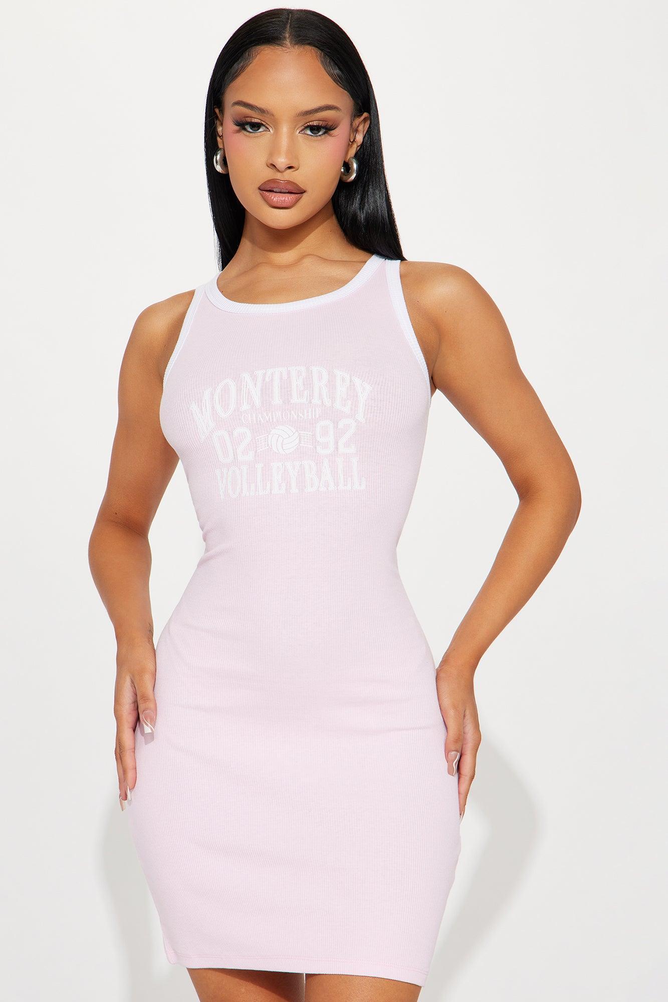 Never Miss Mini Dress - Pink/combo Product Image