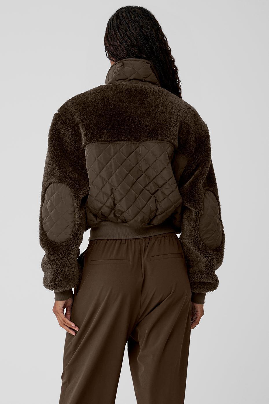 Sherpa Edge Bomber - Espresso Female Product Image