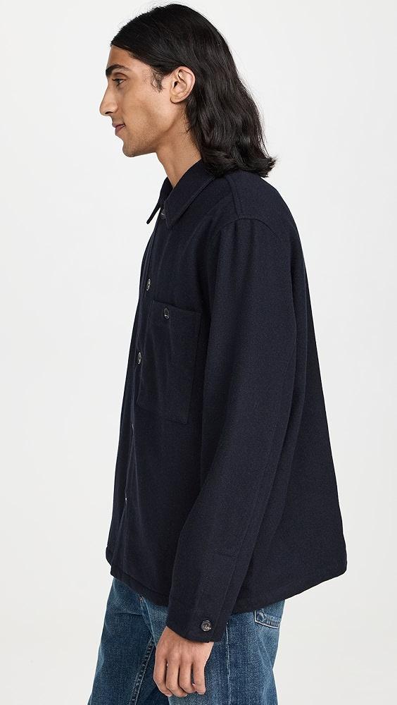 Norse Projects Folke Wool Overshirt | Shopbop Product Image