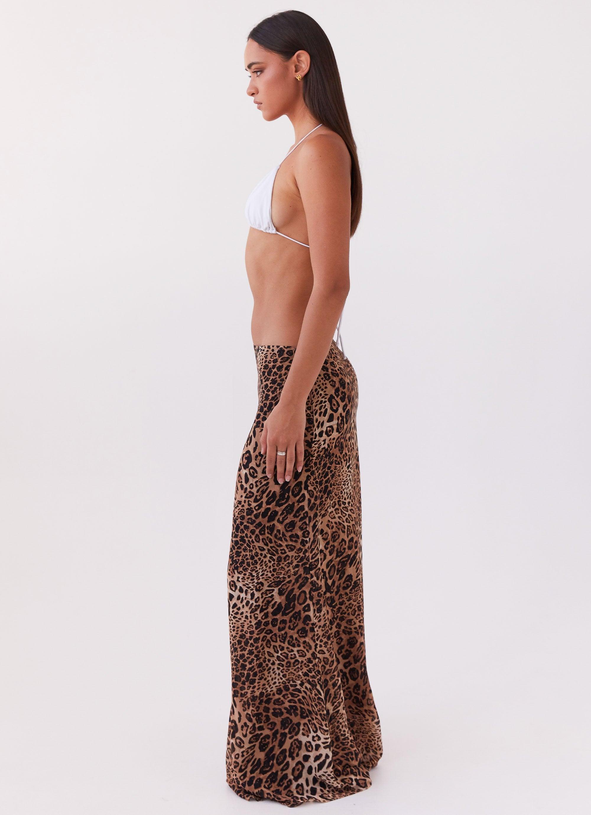 Violetta Maxi Skirt - Leopard Product Image