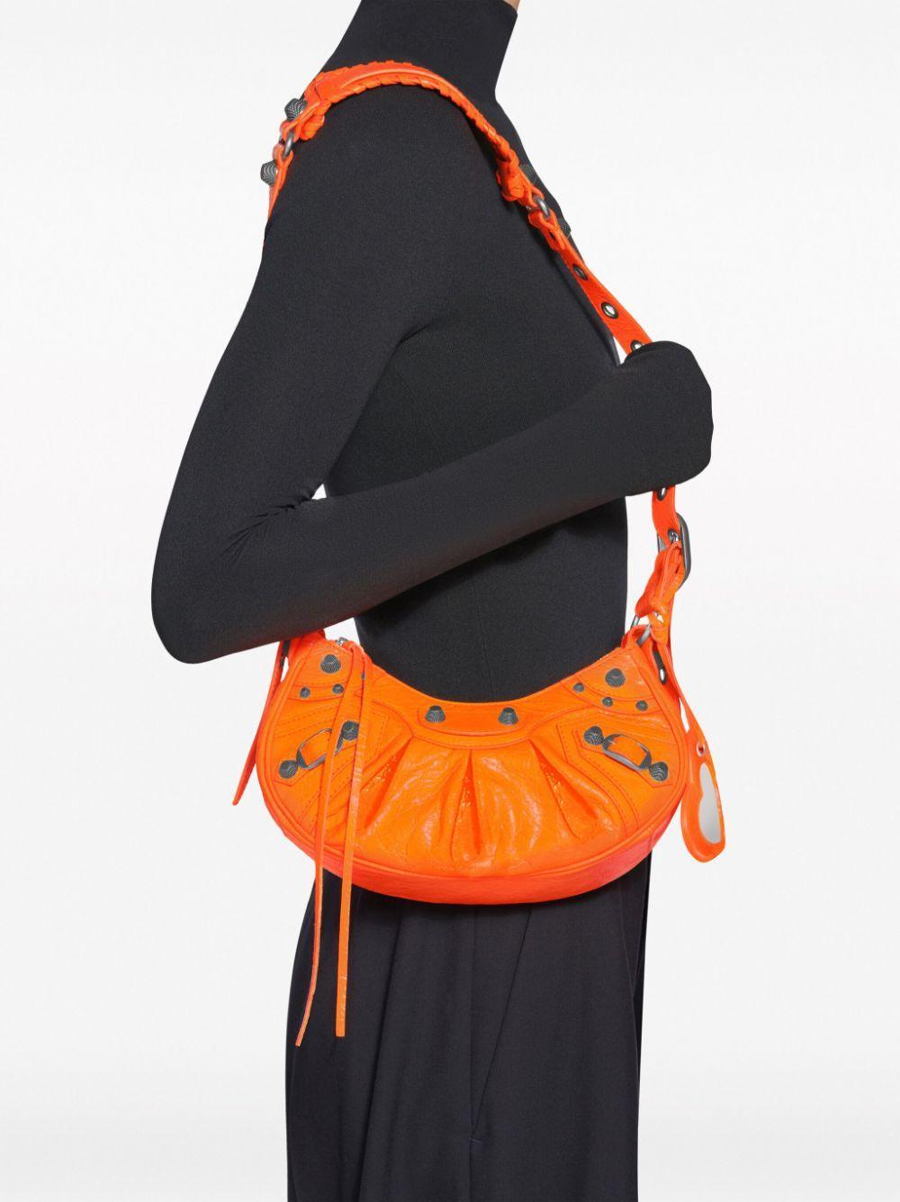 BALENCIAGA Le Cagole Xs Shoulder Bag In Orange Product Image