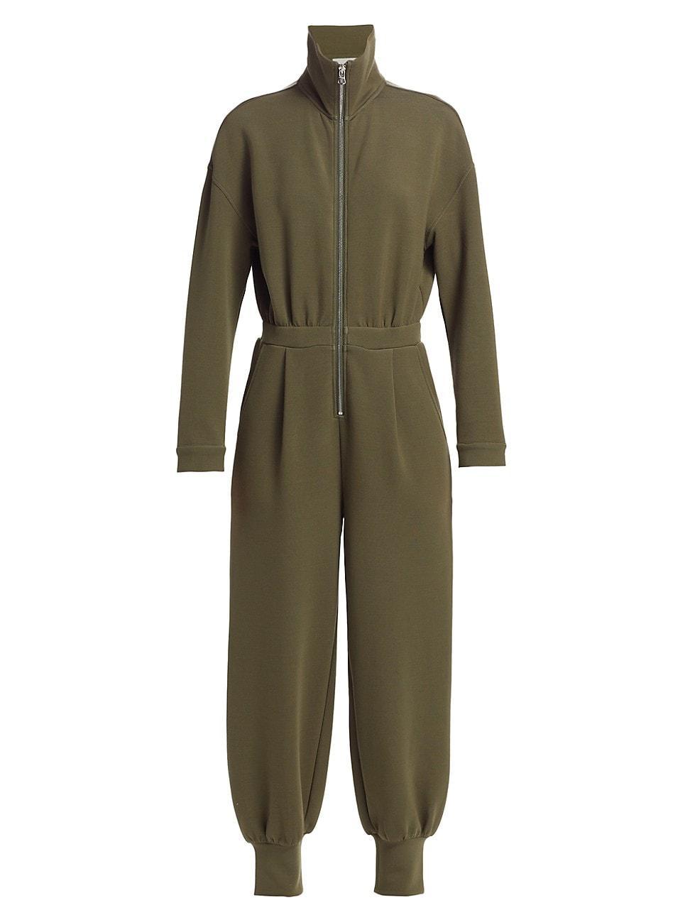 Womens Jessie Knit Zip-Front Jumpsuit Product Image