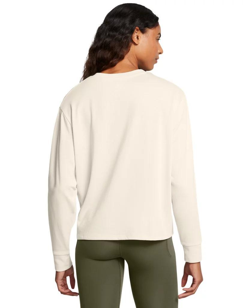 Women's UA Heavyweight Boxy Cropped Long Sleeve Product Image