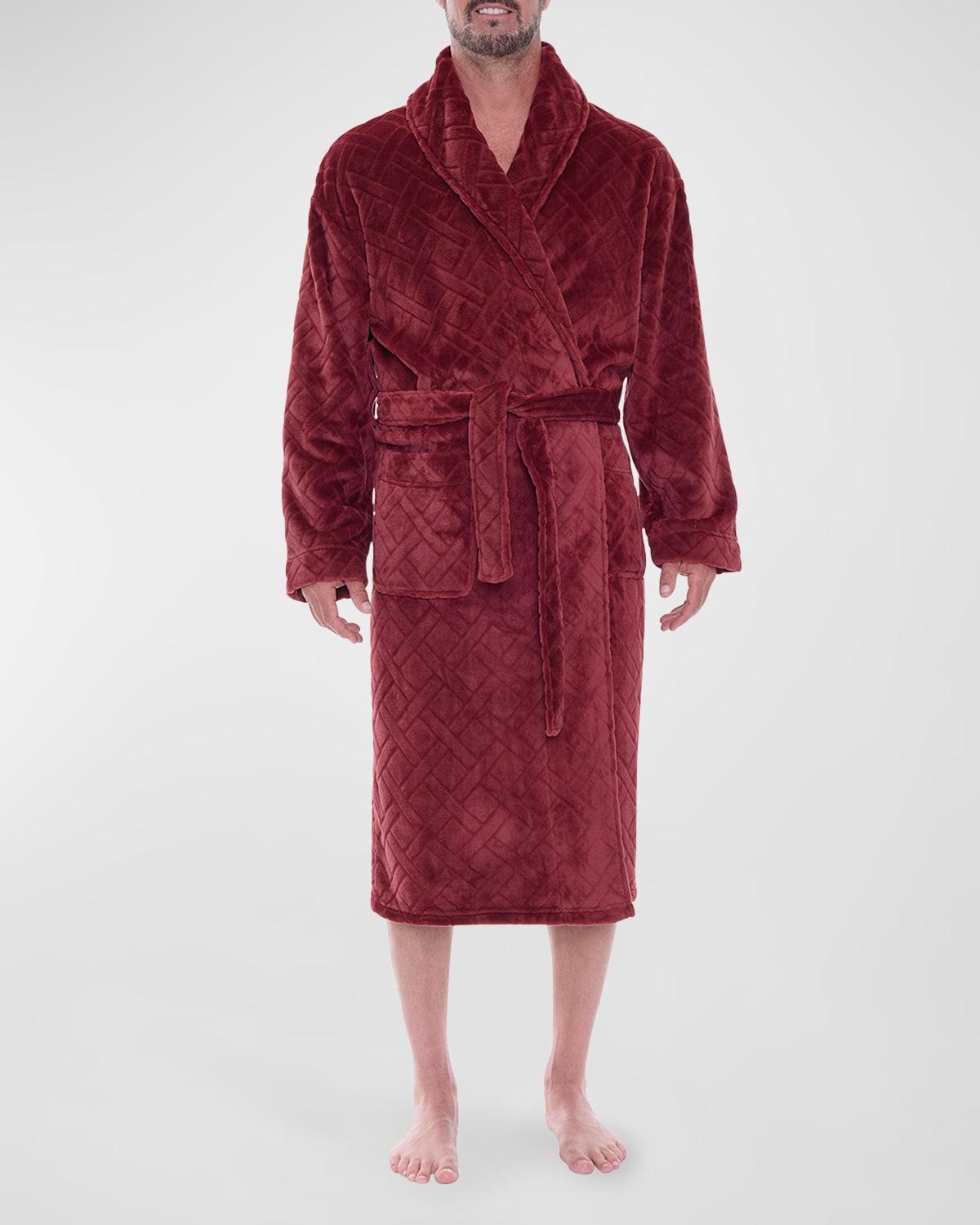 Majestic International Crossroads Basket Weave Fleece Robe Product Image