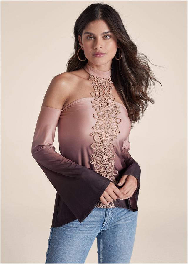 Sand Dune Ombre Top - Blush Multi Product Image