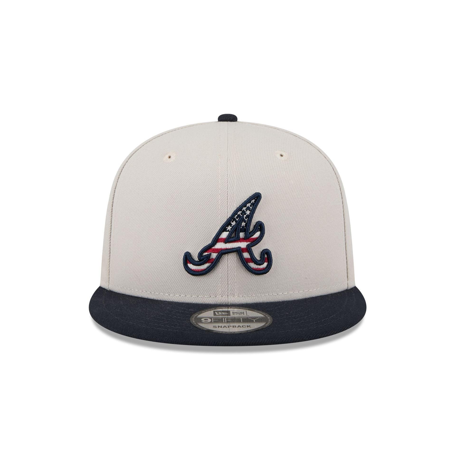 Atlanta Braves Independence Day 2024 9FIFTY Snapback Hat Male Product Image