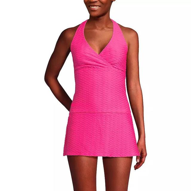 Womens Lands End V-neck Halter Tankini Swimsuit Top Product Image